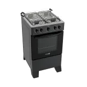 Cocina a gas JAM Estándar de 4H negro